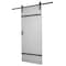 Renin 36 in. x 84 in. Easy-Build Ready to Assemble Authentic Cross-Brace Barn Door Kit BD069W01BW1BWE36084 - alternate 4